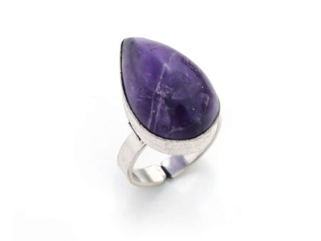 Arts Crystal Products Natural Labradorite Ring Set for Women,Vintage Joint Knuckle Stackable Rings Oval Gemstone Ring